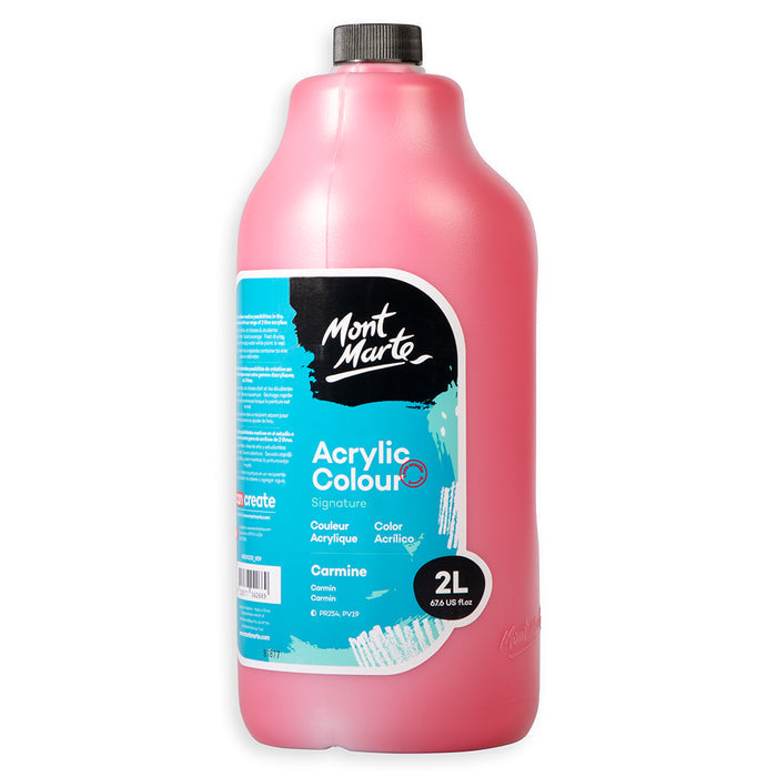 Acrylic Colour Paint Signature 2L (67.6 US fl.oz) Bottle – Carmine