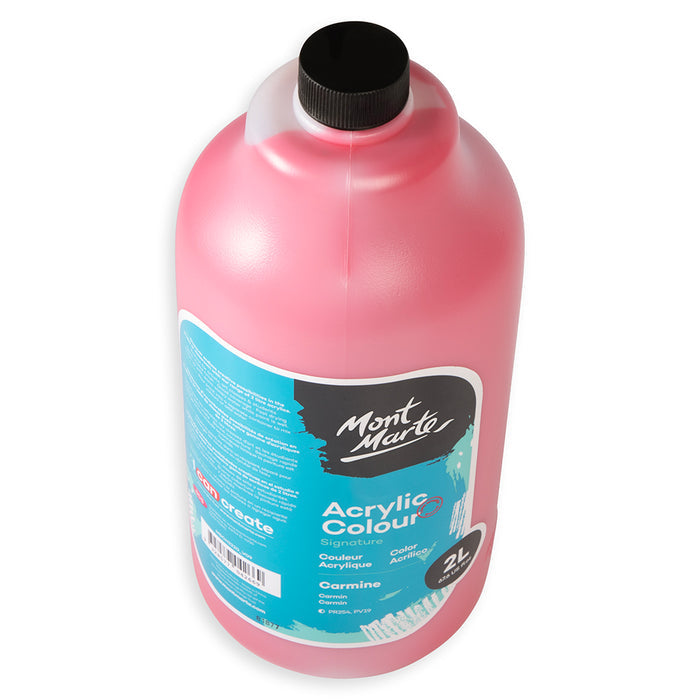 Acrylic Colour Paint Signature 2L (67.6 US fl.oz) Bottle – Carmine