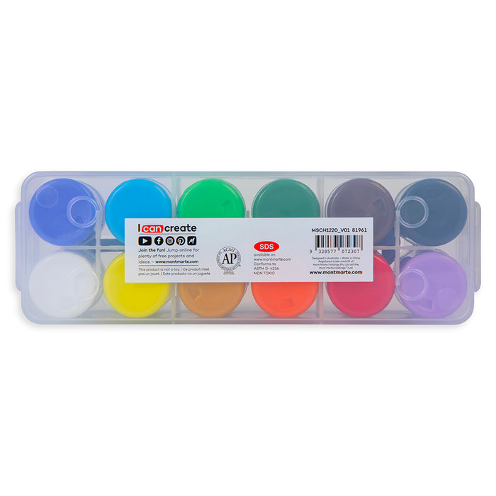 Acrylic Paint Pot Set Signature 12pc x 20ml (0.68 US fl.oz)