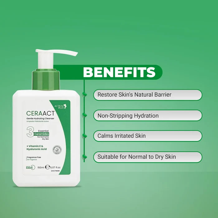 Actium Plus CERAACT Gentle Hydrating Cleanser 150ml