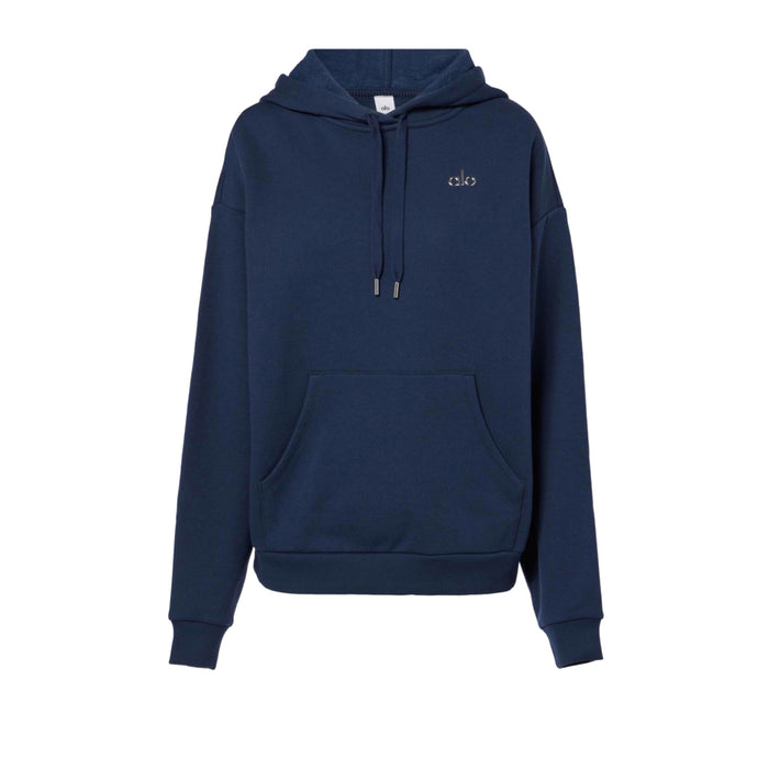 Alo Yoga Accolade Jersey Hoodie Navy