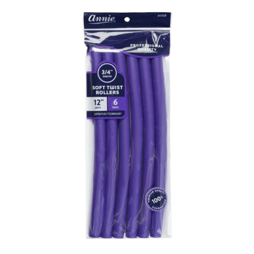 Annie Soft Twist Rollers 12" Extra Long - ikatehouse