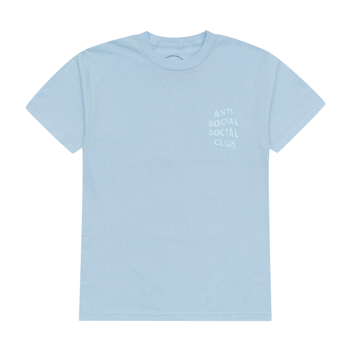Anti Social Social Club Partly Cloudy Tee Blue