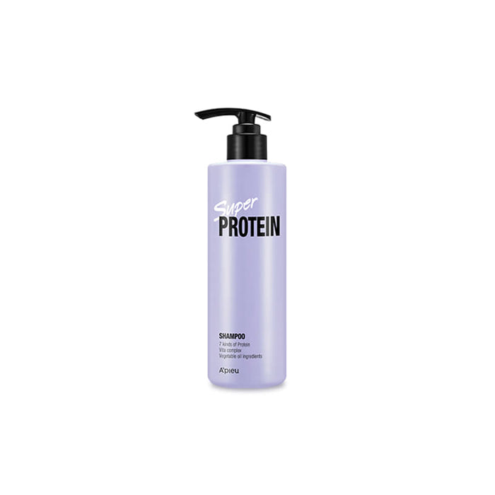 A'PIEU Super Protein Shampoo 7 Kinds Of Protein Vita Complex Vegetable Oil Ingredients شامبو البروتين للشعر من ايبيو