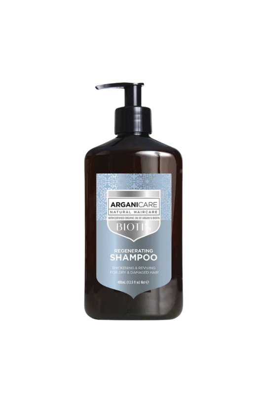 Arganicare Biotin Regenerating Shampoo - 400 ml Pump Bottle