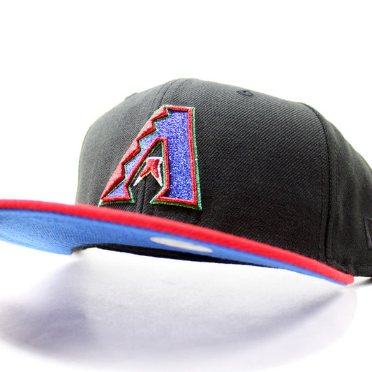 Arizona DiamondBacks New Era 59Fifty Fitted hat (Black Red Blue Under Brim)