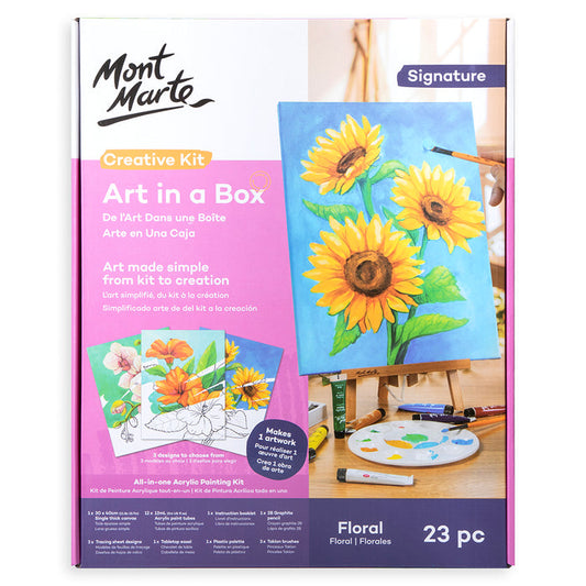 Art in a Box Creative Kit Signature 23pc - Floral