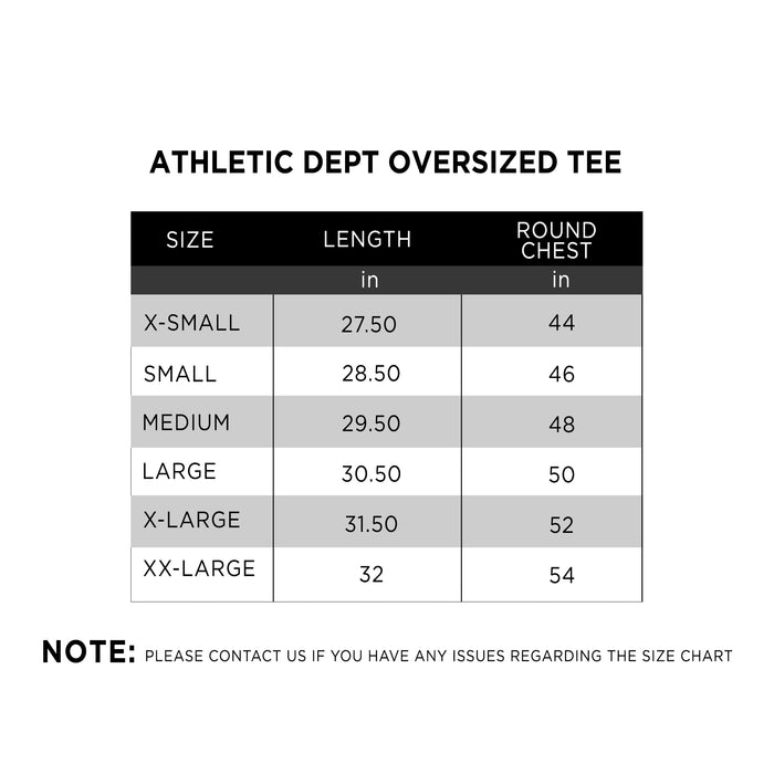 Athletic Dept oversized tee - IRONGEAR Fitness