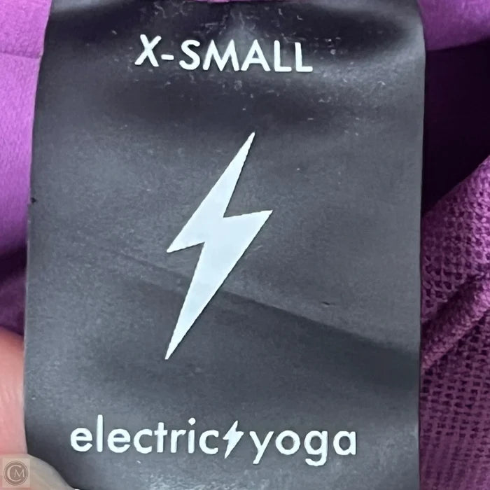 Athletic Pants 2pc By Electric Yoga In Purple, Size: Xs