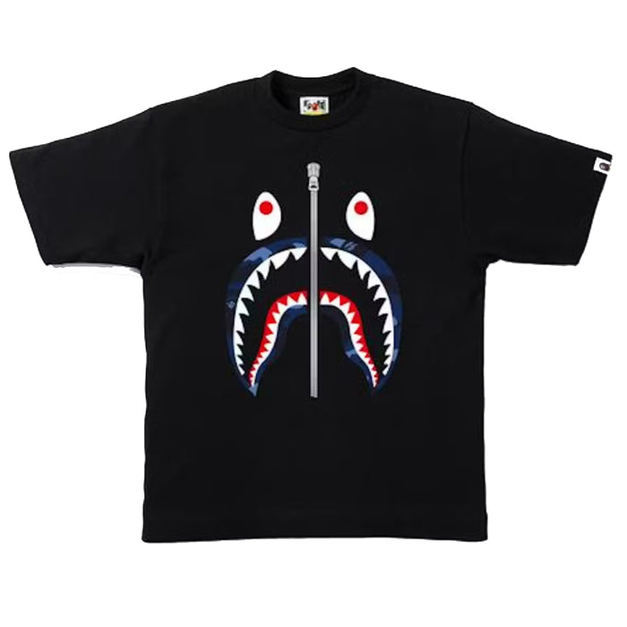 Bape Color Camo Shark Tee
Black/Navy