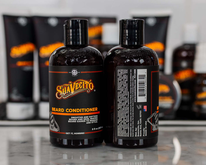 8 fl oz Beard Conditioner Front and Back