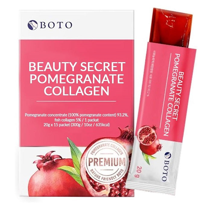 BEAUTY SECRET POMEGRANATE COLLAGEN JELLY- Supliment Alimentar Cu Colagen Sub Forma De Jelly Stick