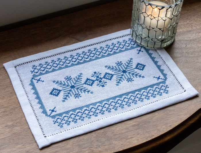 BitKit Scandinavian Stars cross stitch folk embroidery kit