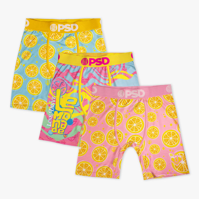 Multi-color Lemon Summer 3-pack underwear — front view