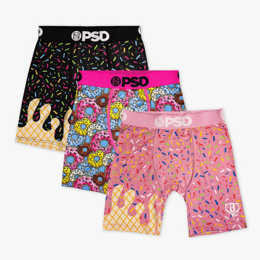 Multi-color Sweet Swing 3-pack underwear — front view
