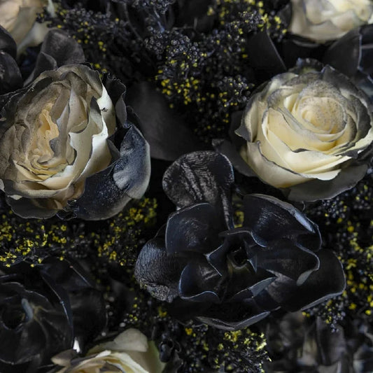 Black Velvet Diy Flower Kit Close Up - Image