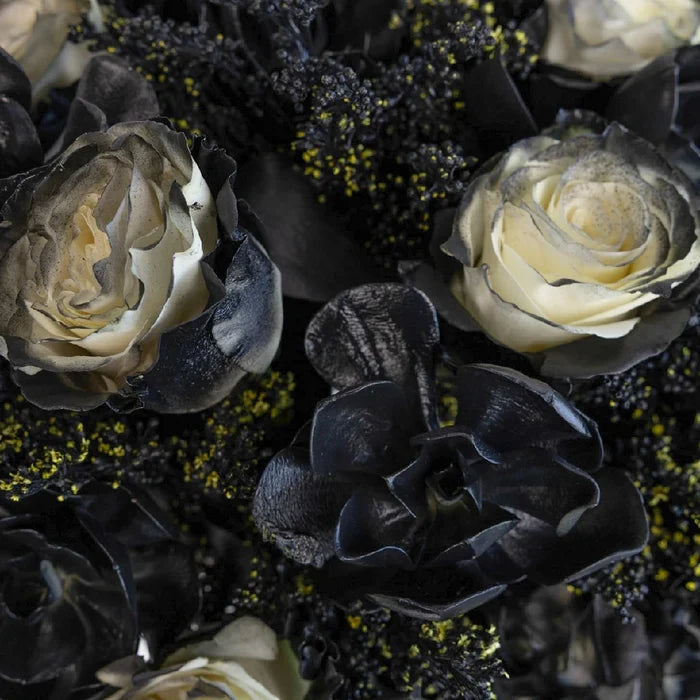 Black Velvet Flower Centerpieces Hand - Image