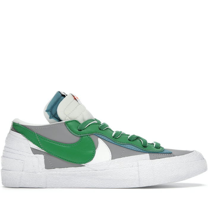 Nike Blazer Low Sacai Medium Grey Classic Green