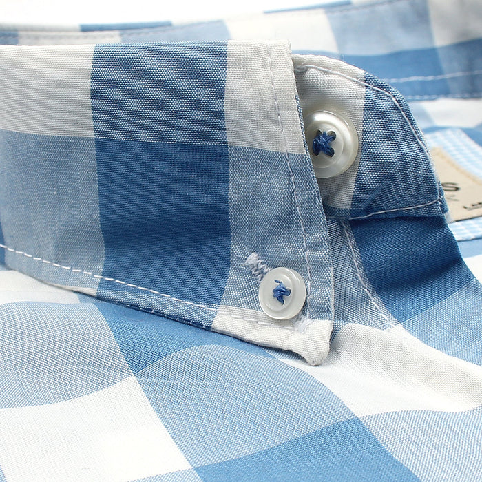 Blue Box Check Shirt
