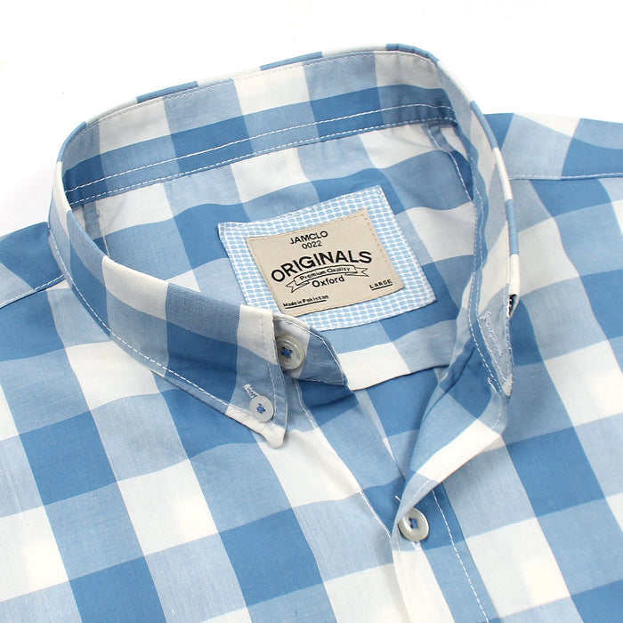 Blue Box Check Shirt