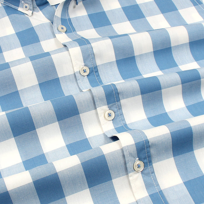 Blue Box Check Shirt