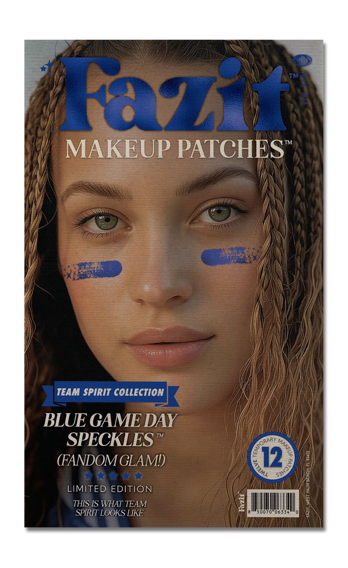 Blue Game Day Speckles