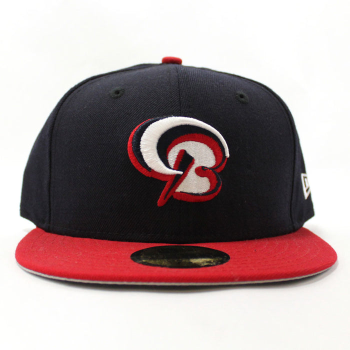 BOWIE BAYSOX New Era 59Fifty Fitted Hat (NAVY RED GRAY UNDER BRIM)