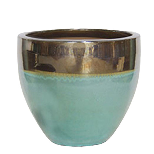 Brier Planter Set Of 3 Two Tone Turqoise