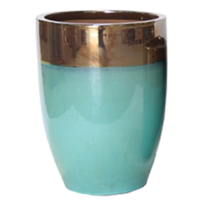 Brier Tall Planter Set Of 3 2Tone Turqoise