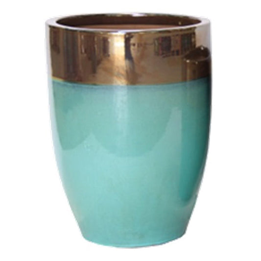 Brier Tall Planter Set Of 3 2Tone Turqoise