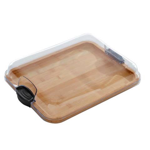 Build-A-Board Serving Board with Compartments & Locking Lid 11" x 14"