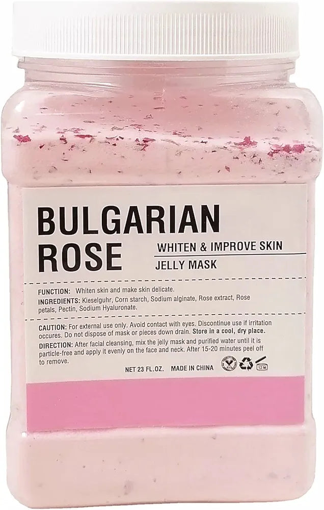 Bulgarian Rose Jelly Mask - Hydrating, Brightening Skin Mask for Radiant Complexion - SD Cosmetics Care