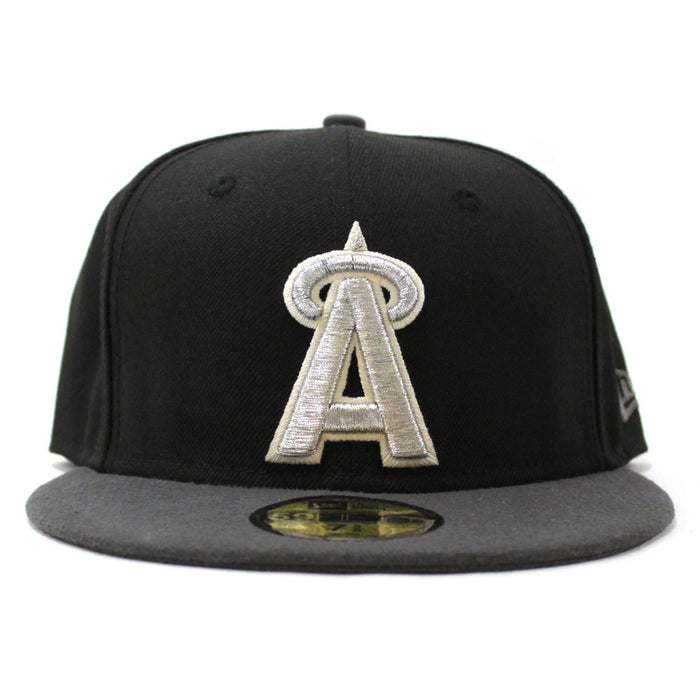 California Angels New Era 59Fifty Fitted Hat (Black Dark Gray)