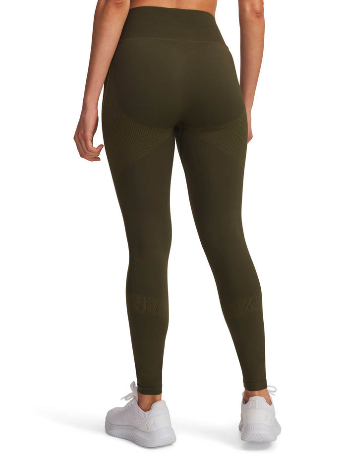 Calzas de entrenamiento para mujer Vanish Seamless verde Under Armour