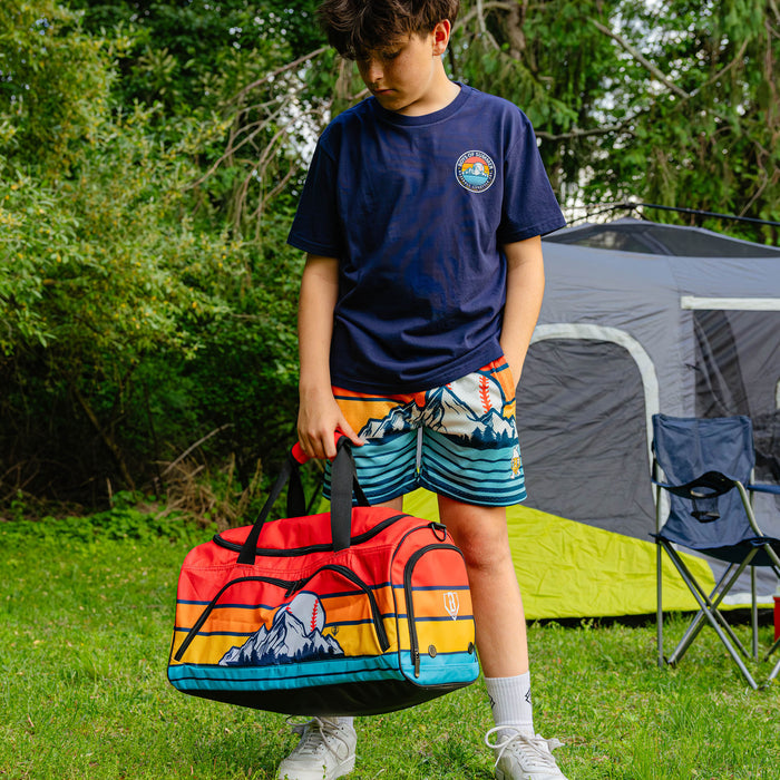 Camp Duffel Bag baseball campsite camping outfit
