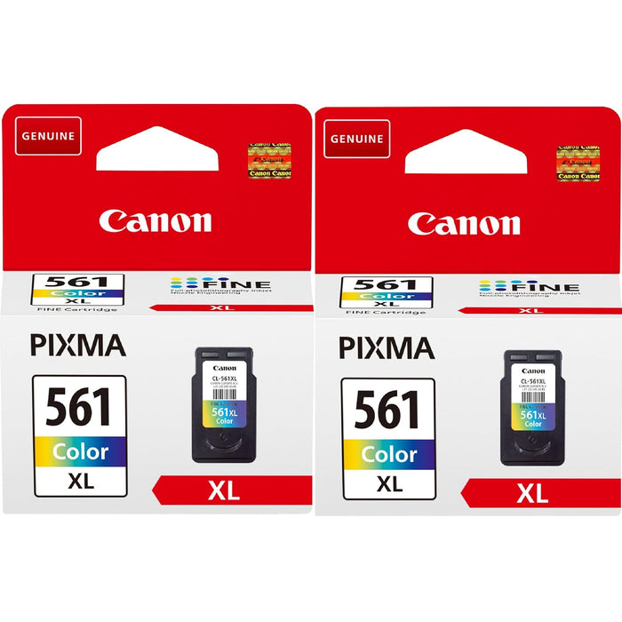 Canon CL-561XL Colour Printer Ink Cartridge 2 pack - 3730C001