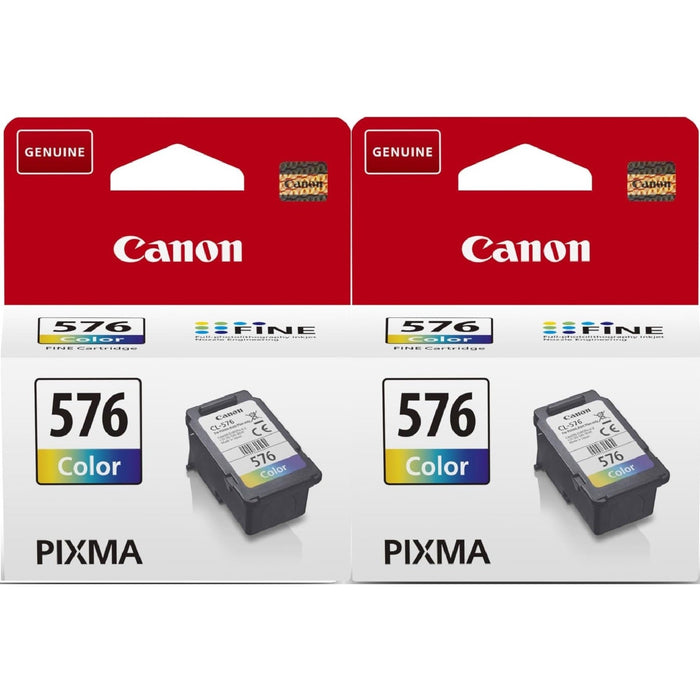 Canon CL-576 Colour Printer Ink Cartridge 2 pack - 5442C001