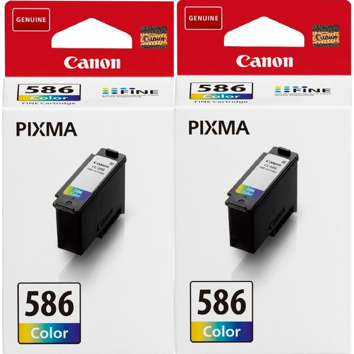 Canon CL-586 Colour Ink Cartridge 2 pack - 6227C001