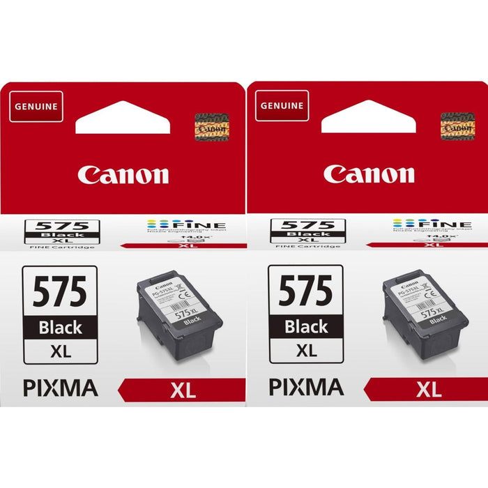 Canon PG-575XL Black Printer Ink Cartridge 2 pack - 5437C001