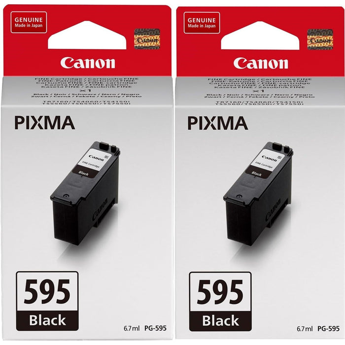 Canon PG-595 Black Ink Cartridge 2 pack - 7171C001