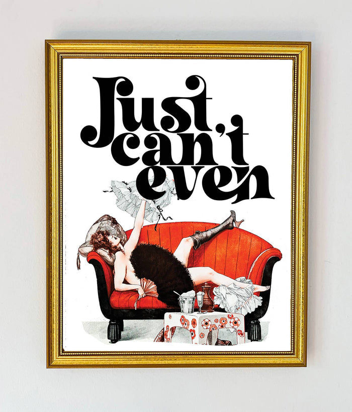 Set of Can't Even print cards by The Twentieth featuring humorous, colorful designs on high-quality cardstock.