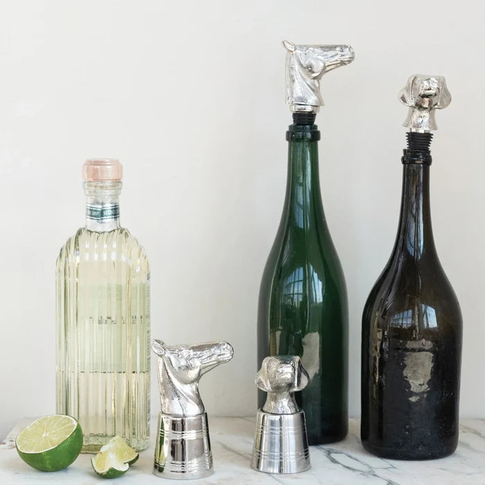 Cast Aluminum Horse Head Bottle Stopper