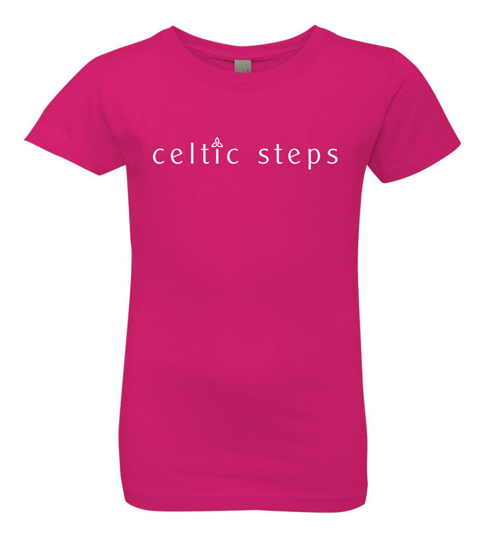 Celtic Steps Girls Princess Tee- Matte or Glitter