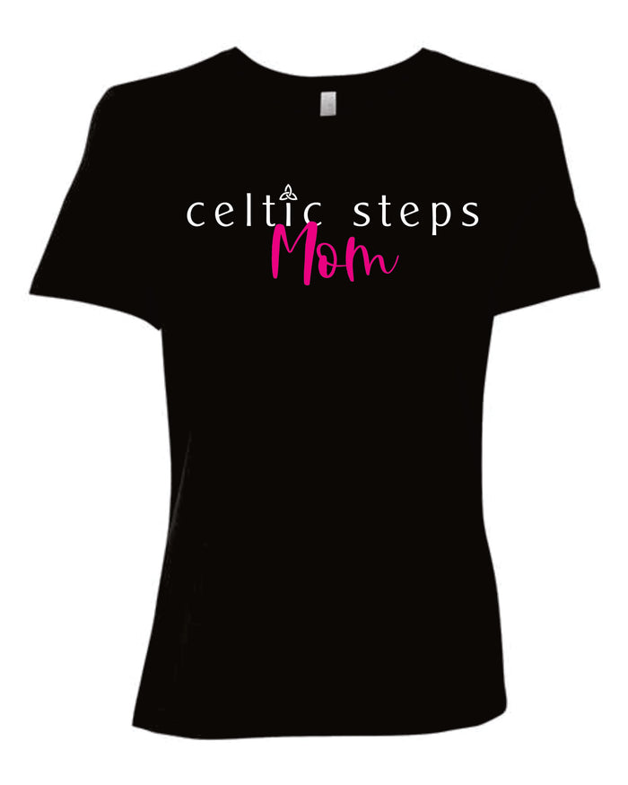 Celtic Steps Mom Ladies Tee- Matte or Glitter
