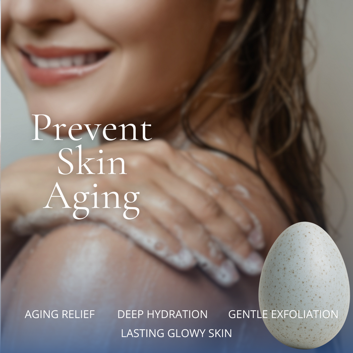 eggshell membrane handmade exfoliation castor oil scrub soap