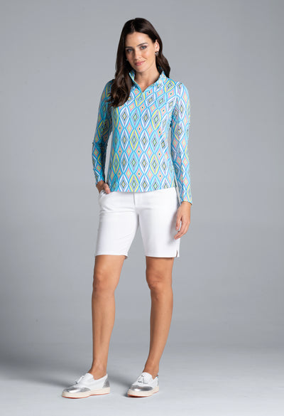 CHANDAIL IBKUL ROMINA MANCHES LONGUES MOCK ZIP
