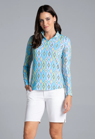 CHANDAIL IBKUL ROMINA MANCHES LONGUES MOCK ZIP