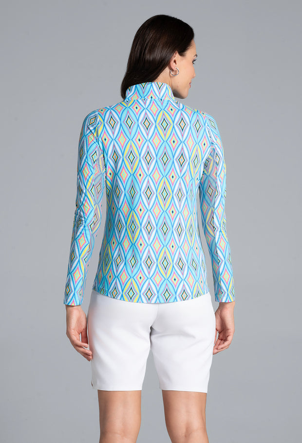 CHANDAIL IBKUL ROMINA MANCHES LONGUES MOCK ZIP