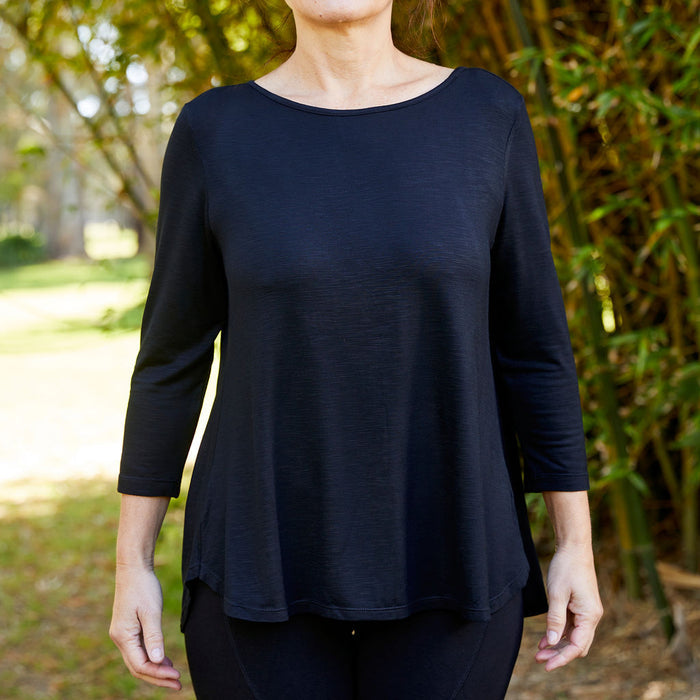 CHANDAIL SWING V NECK 3/4 BAMBOO
