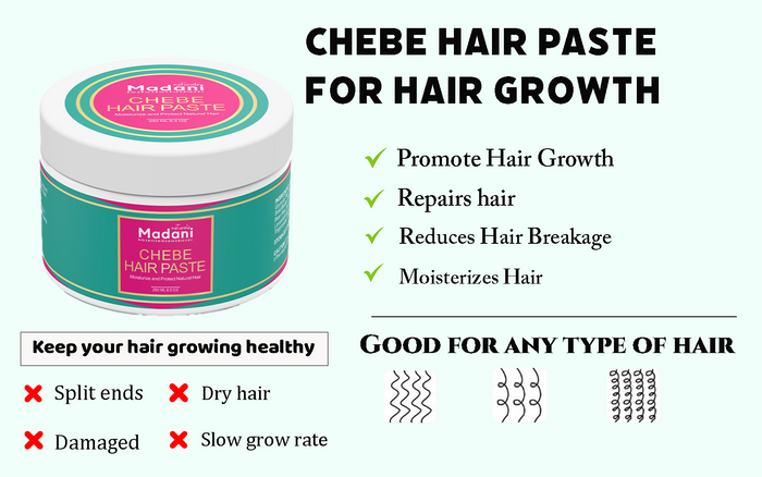 Chebe Hair Paste with Biotin, Cloves and Lavender